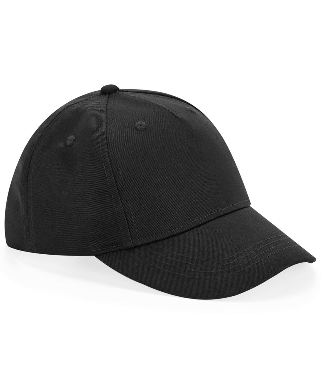 Beechfield Junior organic cotton 5 panel cap B63NB - Black One size - Customisable Caps