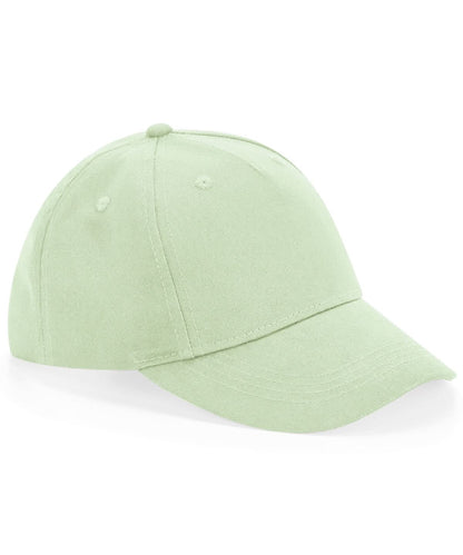 Beechfield Junior organic cotton 5 panel cap B63NB - Pistachio One size - Customisable Caps