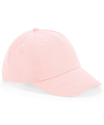 Beechfield Junior organic cotton 5 panel cap B63NB - Powder Pink One size - Customisable Caps
