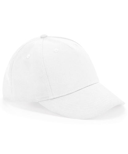 Beechfield Junior organic cotton 5 panel cap B63NB - White One size - Customisable Caps