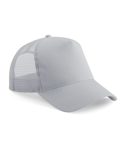 Beechfield Junior snapback trucker B640B - Light Grey Light Grey One size - Customisable Caps