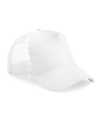Beechfield Junior snapback trucker B640B - White White One size - Customisable Caps