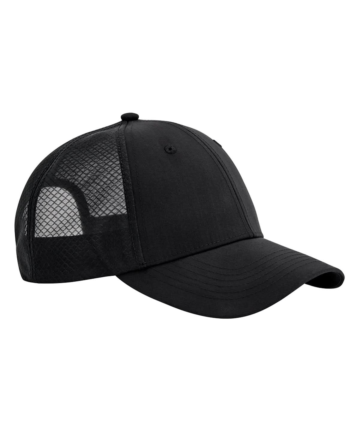 Beechfield Technical mesh trucker B644R - Black Black One size - Customisable Caps