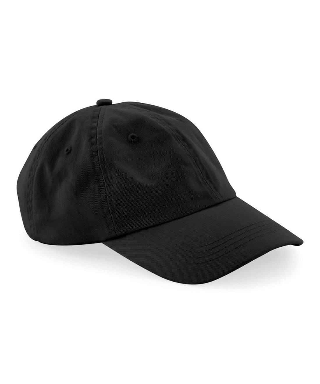 Beechfield Organic cotton 6 panel dad cap B652N - Black One size - Customisable Caps