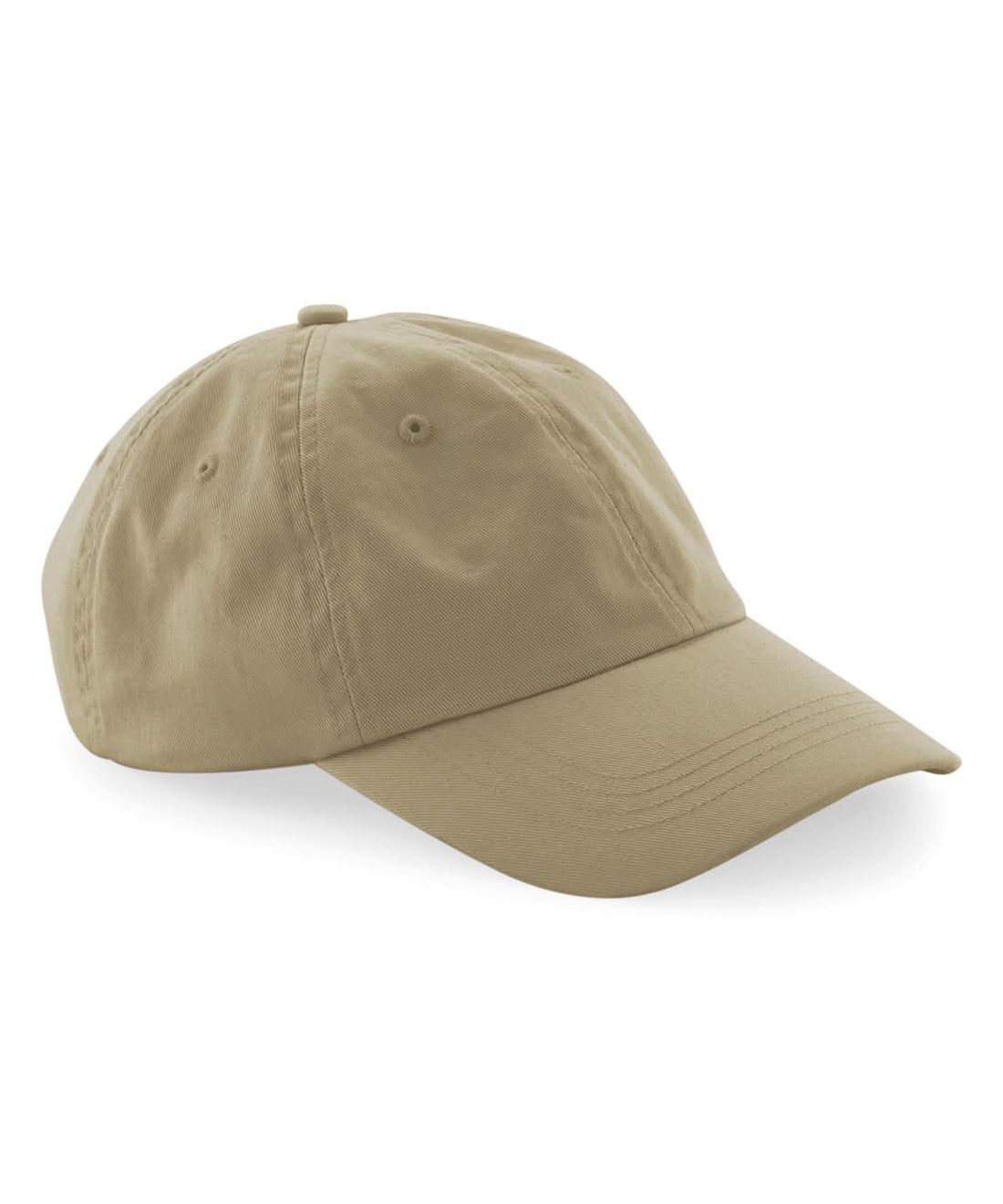 Beechfield Organic cotton 6 panel dad cap B652N - Desert Sand One size - Customisable Caps