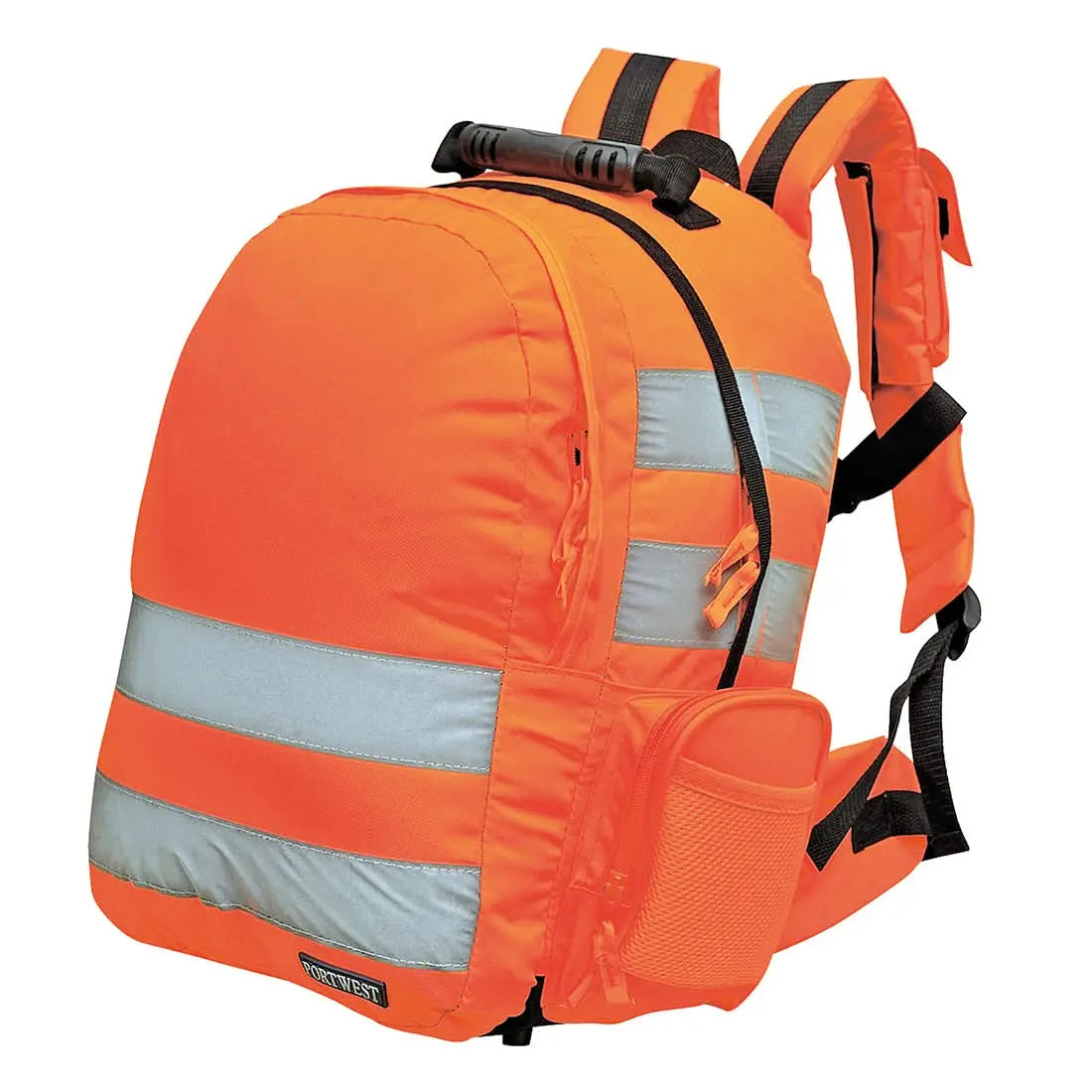 Quick Release Hi Vis Rucksack B904 - Orange - Customisable Luggage