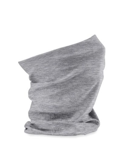 Beechfield Junior Morf premium antibacterial 3 pack B910B - Heather Grey One size - Customisable Snoods