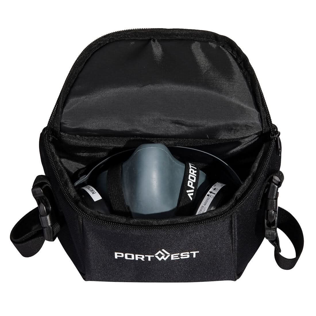 Half Mask Storage Bag B940 - Black OneSize - Customisable Respiratory Accessories