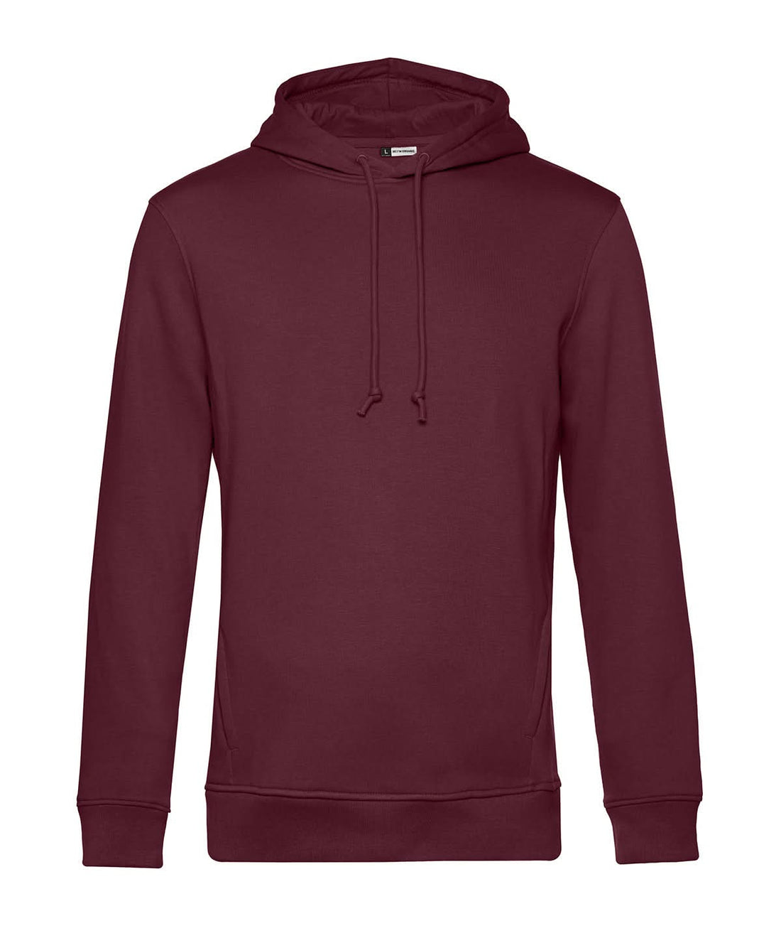 B&amp;C Collection Inspire Hooded Burgundy BA001 - Burgundy - Customisable Hoodies