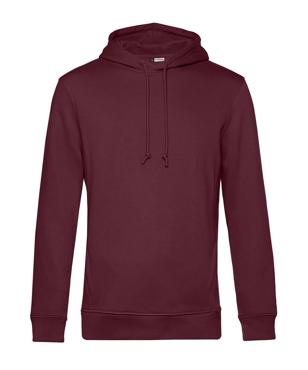B&amp;C Collection Inspire Hooded Burgundy BA001 - Burgundy - Customisable Hoodies