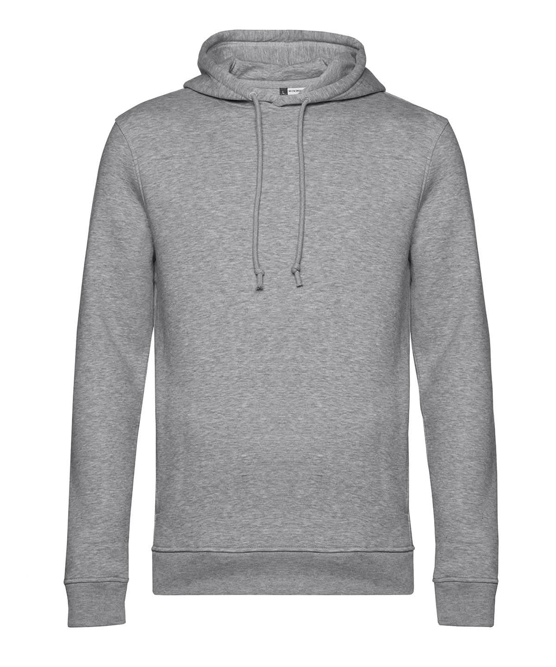 B&amp;C Collection Inspire Hooded Heather Grey BA001 - Heather Grey - Customisable Hoodies