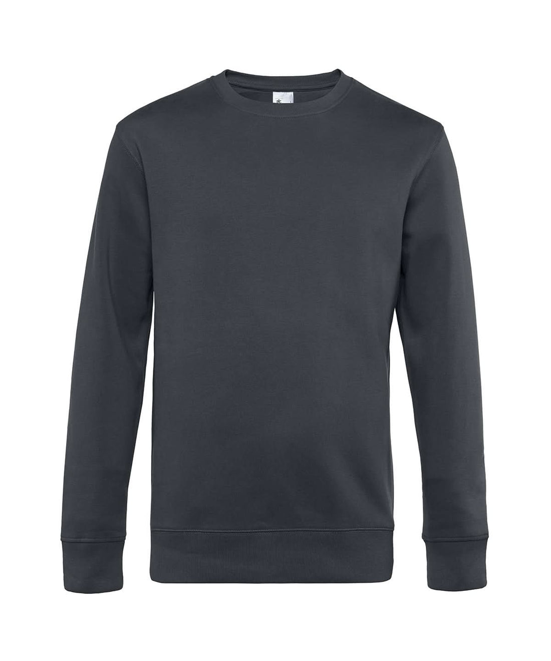 B&amp;C Collection KING Crew Neck Asphalt BA010 - Asphalt - Customisable Sweatshirts