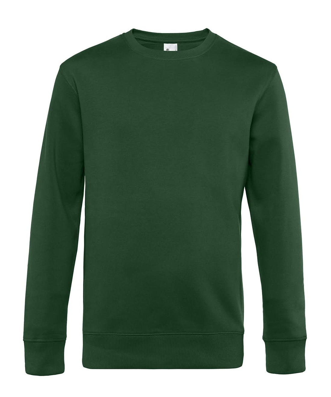 B&amp;C Collection KING Crew Neck Bottle Green BA010 - Bottle Green - Customisable Sweatshirts
