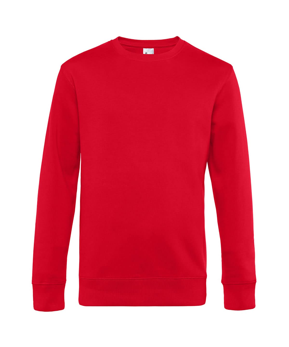 B&amp;C Collection KING Crew Neck Red BA010 - Red - Customisable Sweatshirts
