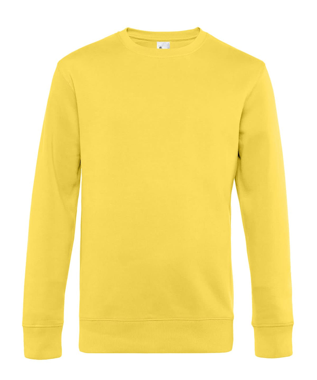 B&amp;C Collection KING Crew Neck Yellow Fizz BA010 - Yellow Fizz - Customisable Sweatshirts