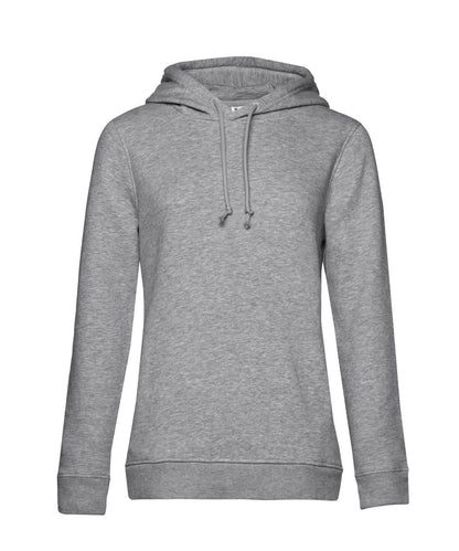 B&amp;C Collection Inspire Hooded women BA01F - Heather Grey - Customisable Hoodies