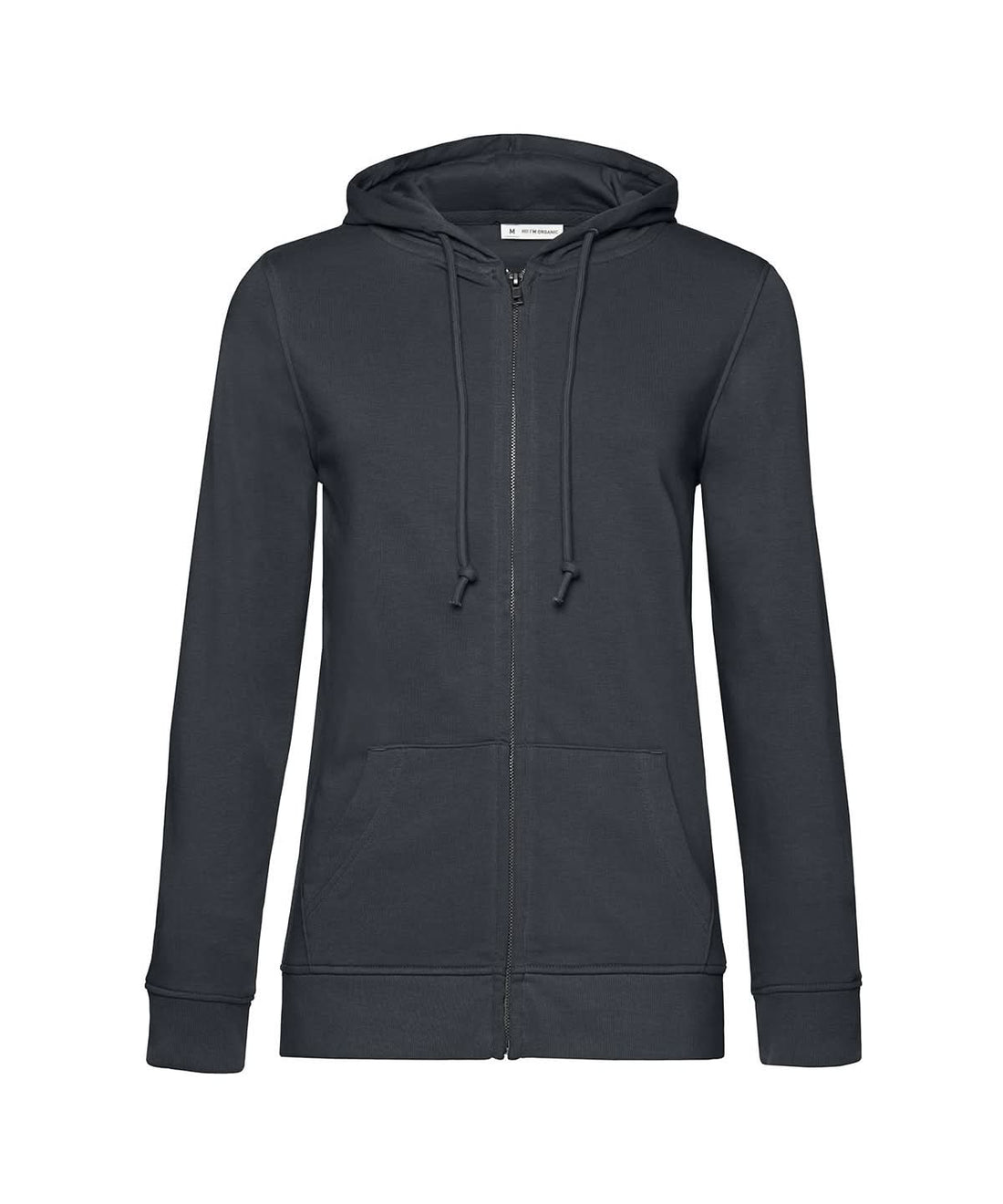 B&amp;C Collection Inspire Zipped Hood women BA02F - Asphalt - Customisable Hoodies