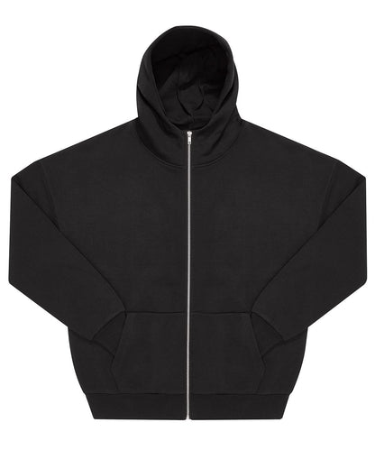 B&amp;C Collection Influence zip hood BA035 - Black - Customisable Hoodies
