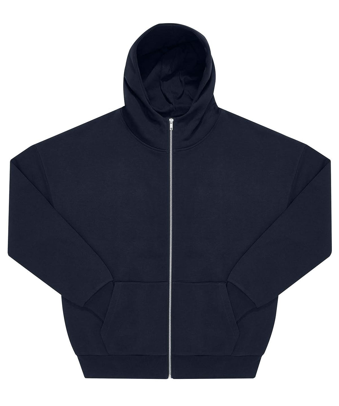 B&amp;C Collection Influence zip hood BA035 - Navy - Customisable Hoodies