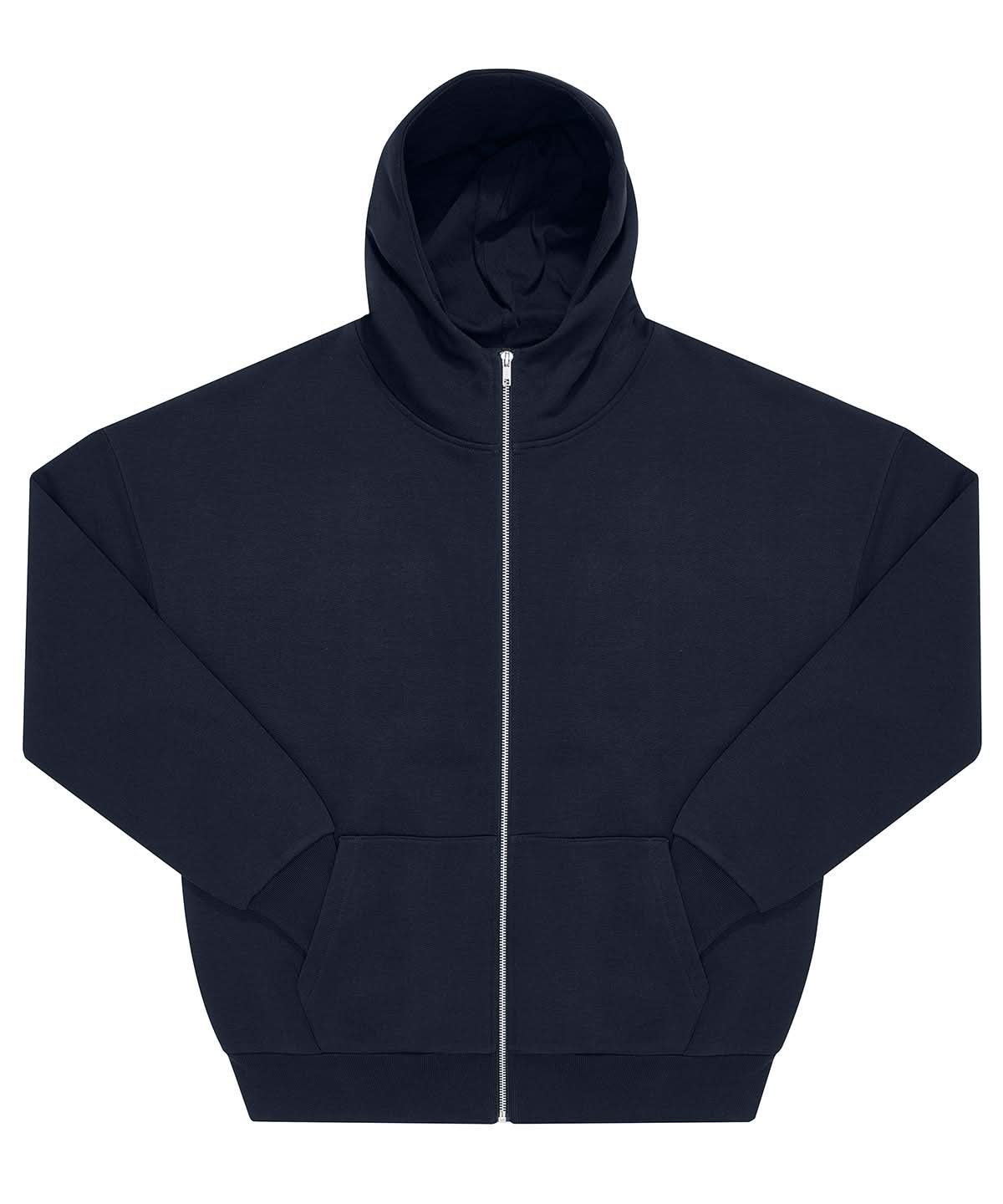 B&amp;C Collection Influence zip hood BA035 - Navy - Customisable Hoodies