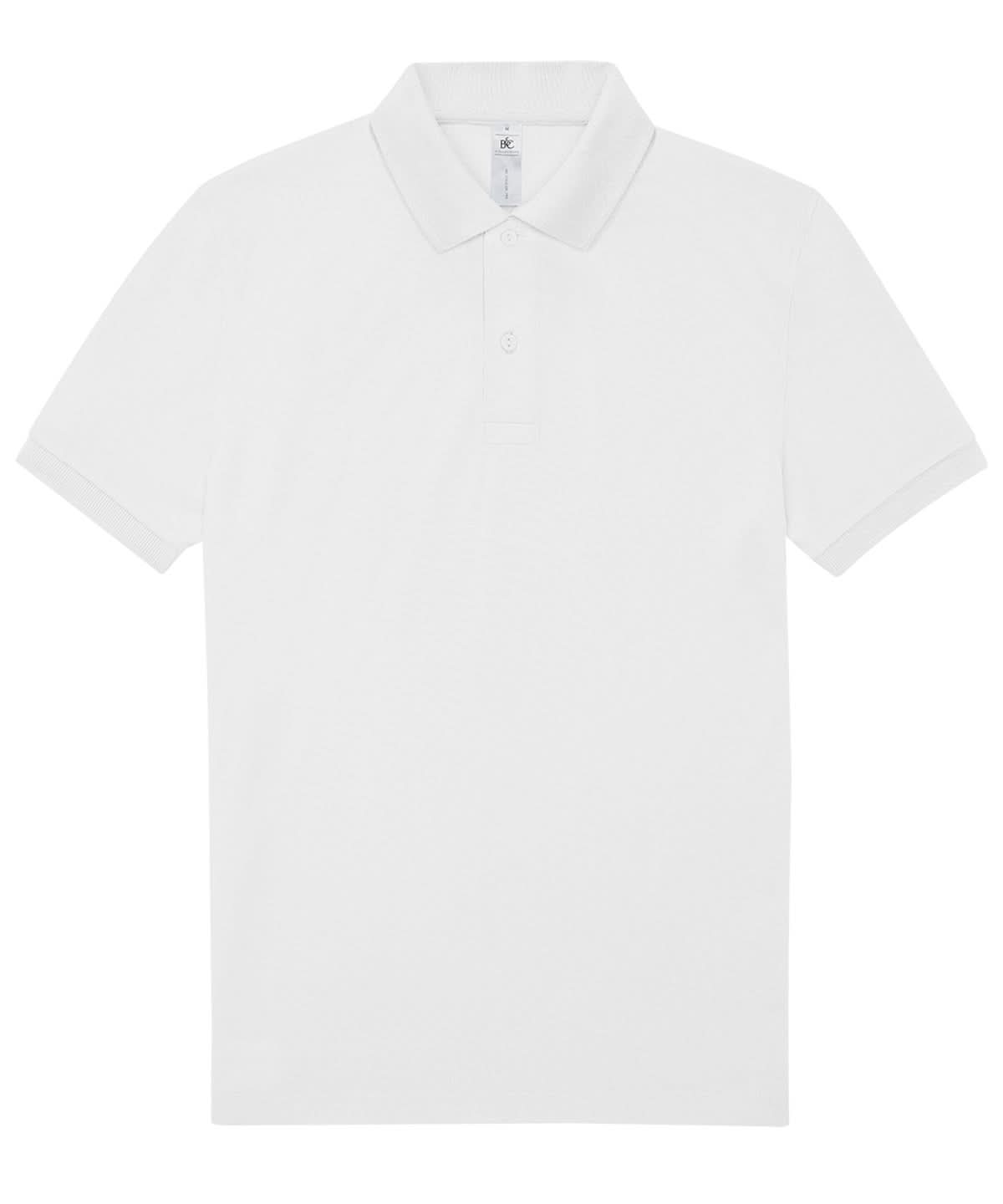 B&amp;C Collection My Polo 180 White BA261 - White - Customisable Polos