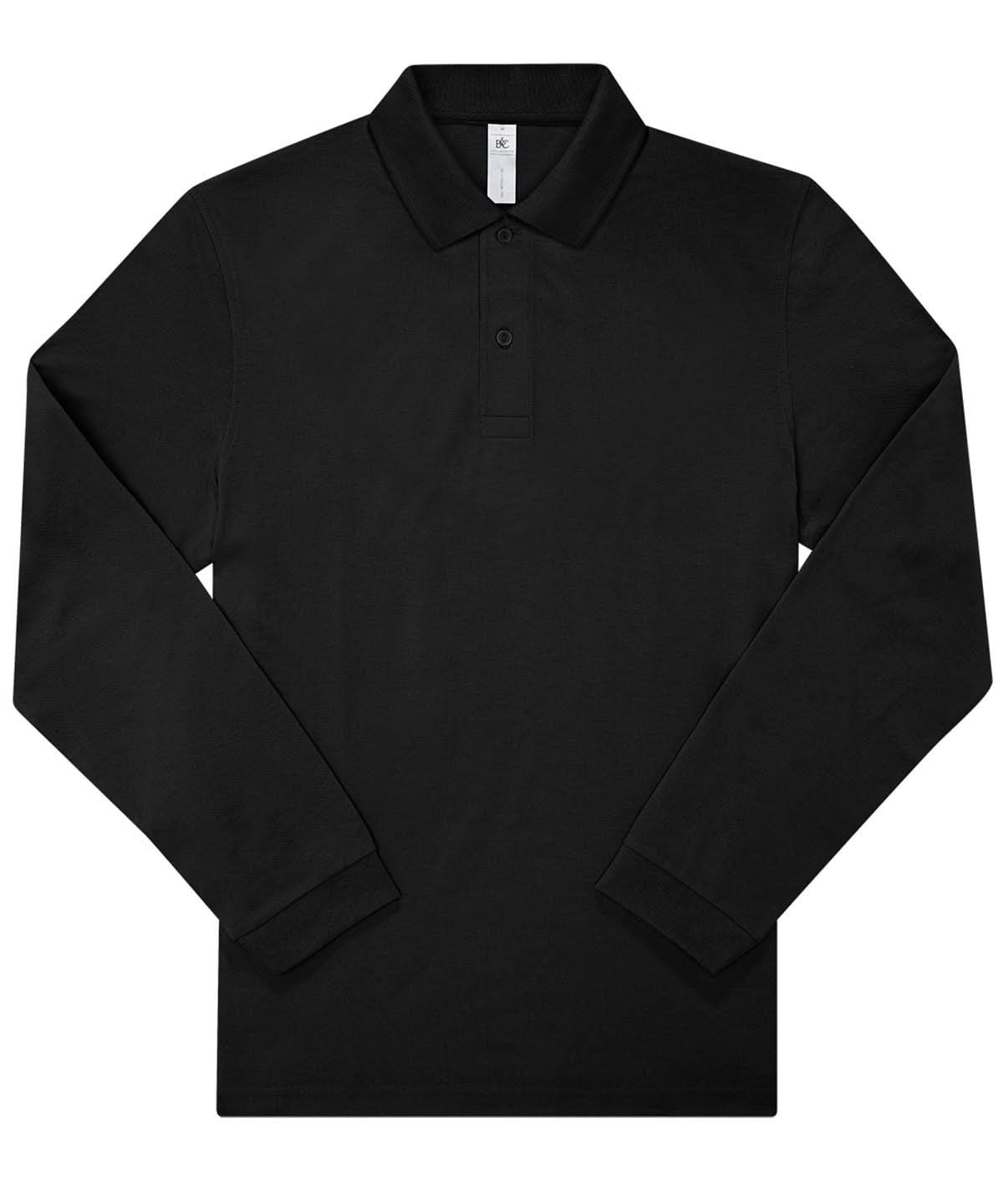 B&amp;C Collection My Polo 180 LSL BA262 - Black - Customisable Polos