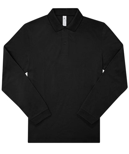 B&amp;C Collection My Polo 180 LSL BA262 - Black - Customisable Polos