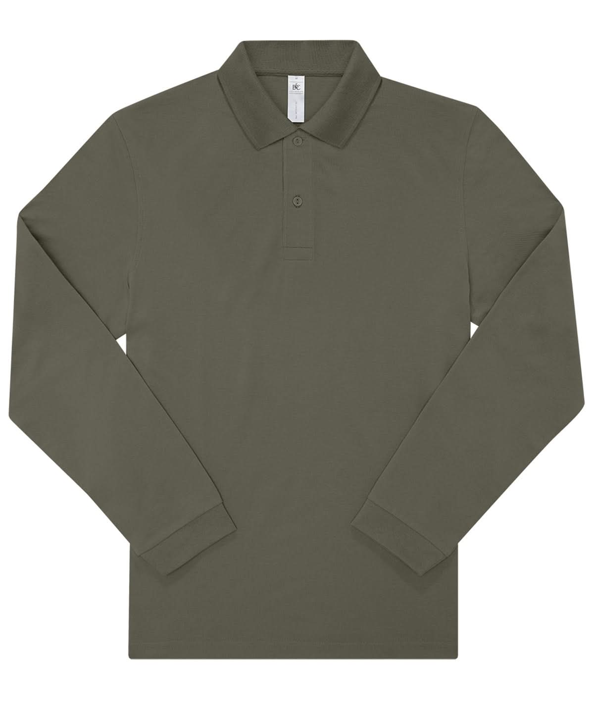 B&amp;C Collection My Polo 180 LSL BA262 - Camo Green - Customisable Polos