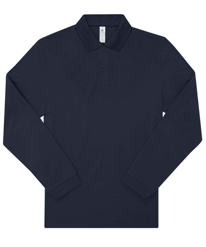 B&amp;C Collection My Polo 180 LSL BA262 - Navy - Customisable Polos