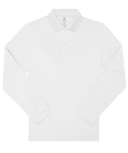 B&amp;C Collection My Polo 180 LSL BA262 - White - Customisable Polos