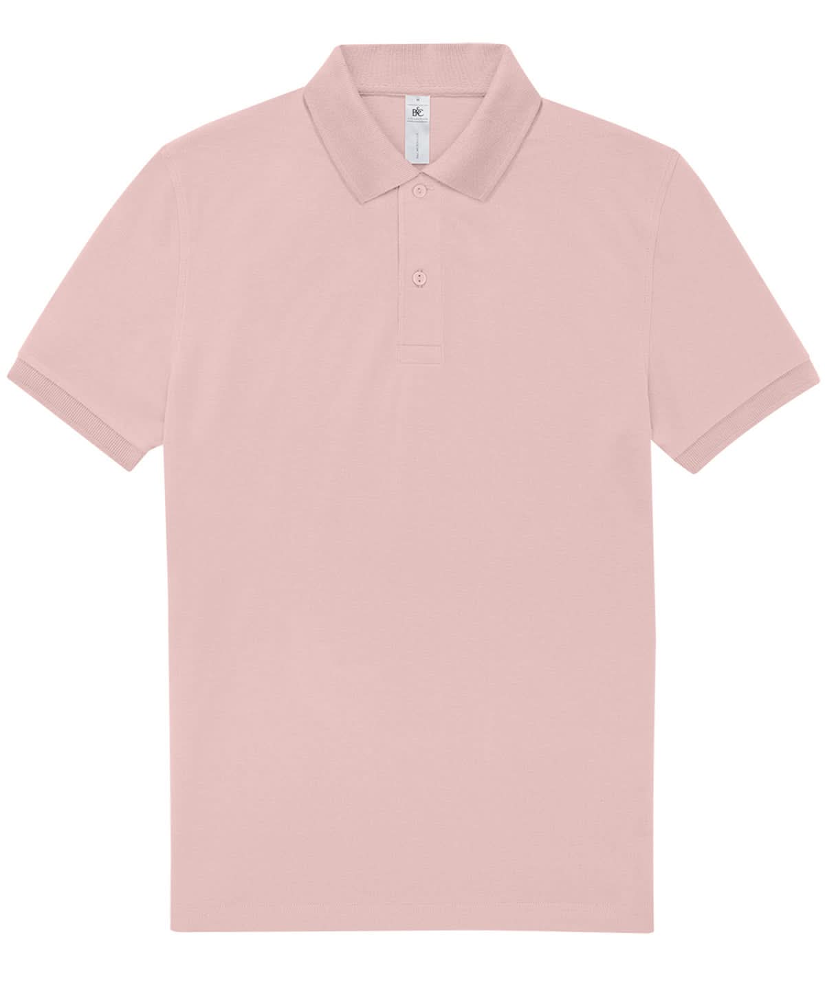 B&amp;C Collection My Polo 210 Blush Pink BA263 - Blush Pink - Customisable Polos