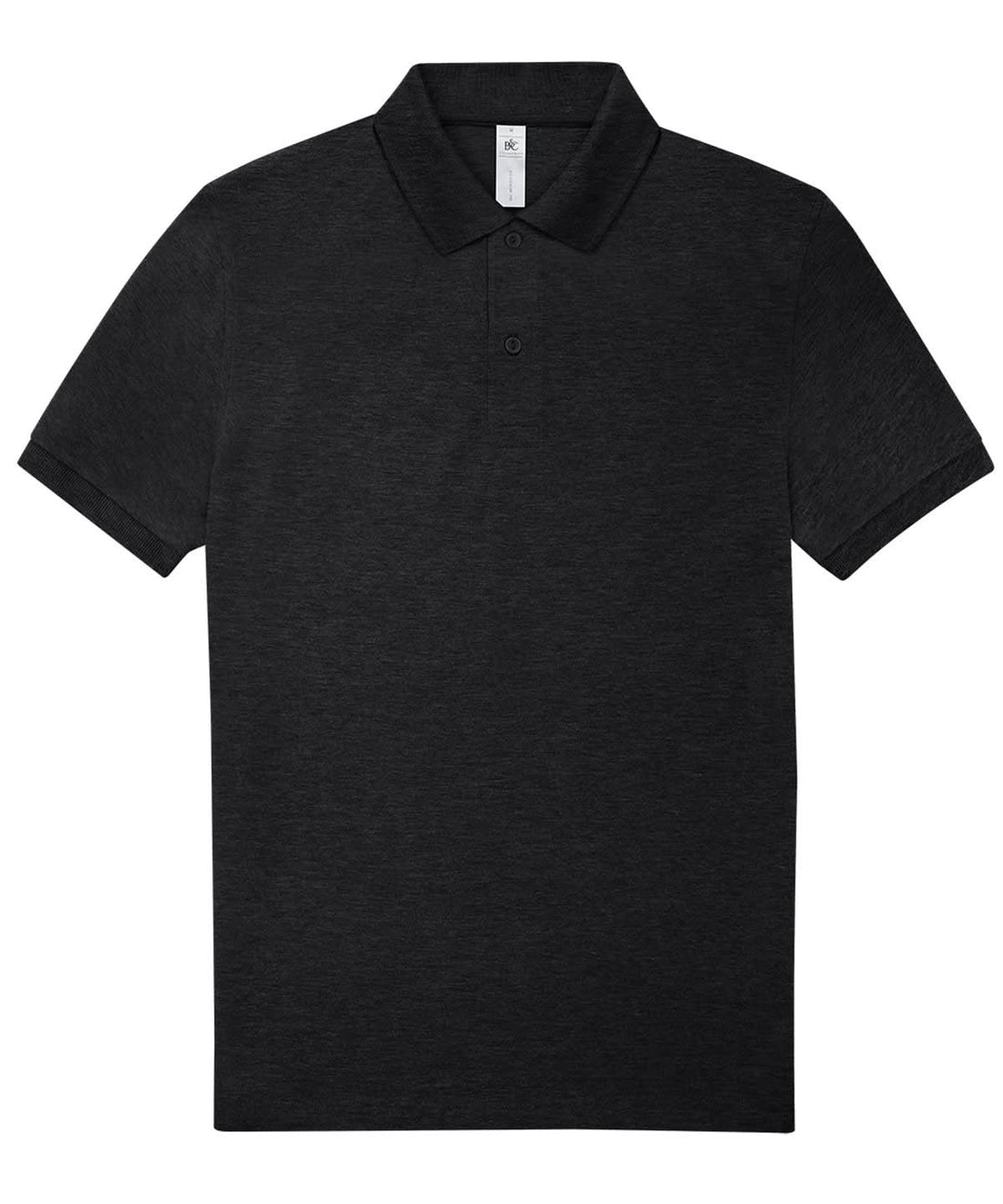 B&amp;C Collection My Polo 210 Heather Tarmac BA263 - Heather Tarmac - Customisable Polos