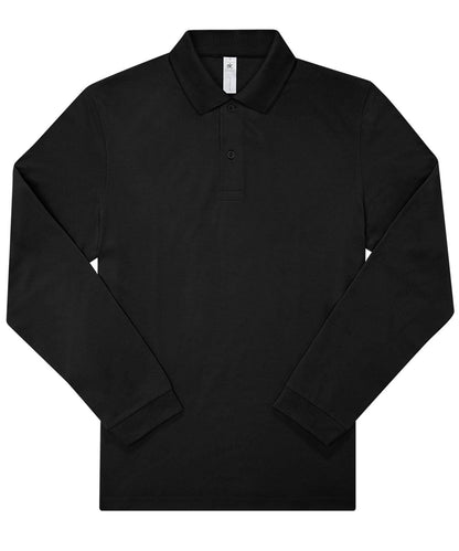 B&amp;C Collection My Polo 210 LSL BA264 - Black - Customisable Polos