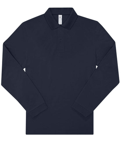 B&amp;C Collection My Polo 210 LSL BA264 - Navy - Customisable Polos