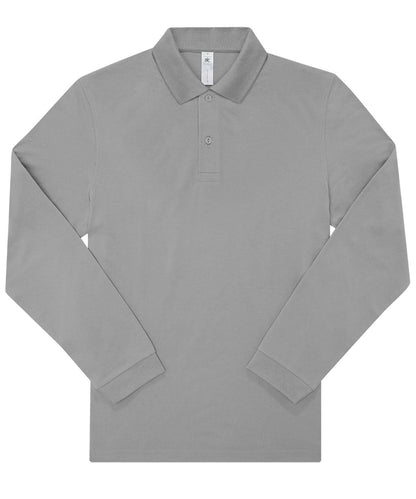 B&amp;C Collection My Polo 210 LSL BA264 - Sport Grey - Customisable Polos