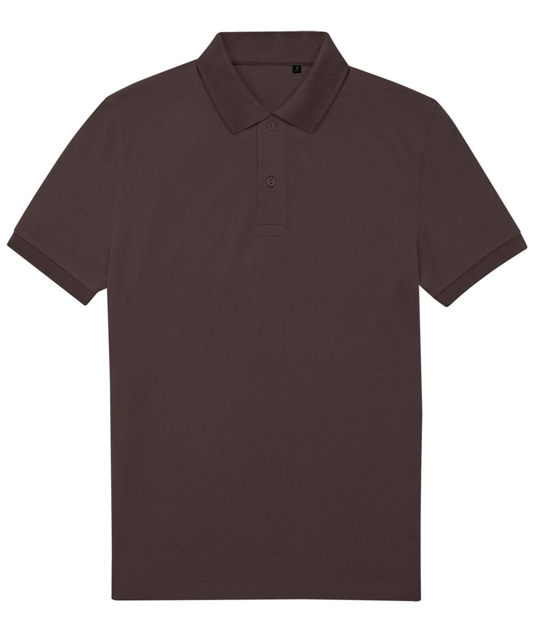 B&amp;C Collection My Eco Polo 6535 Roasted Coffee BA265 - Roasted Coffee - Customisable Polos