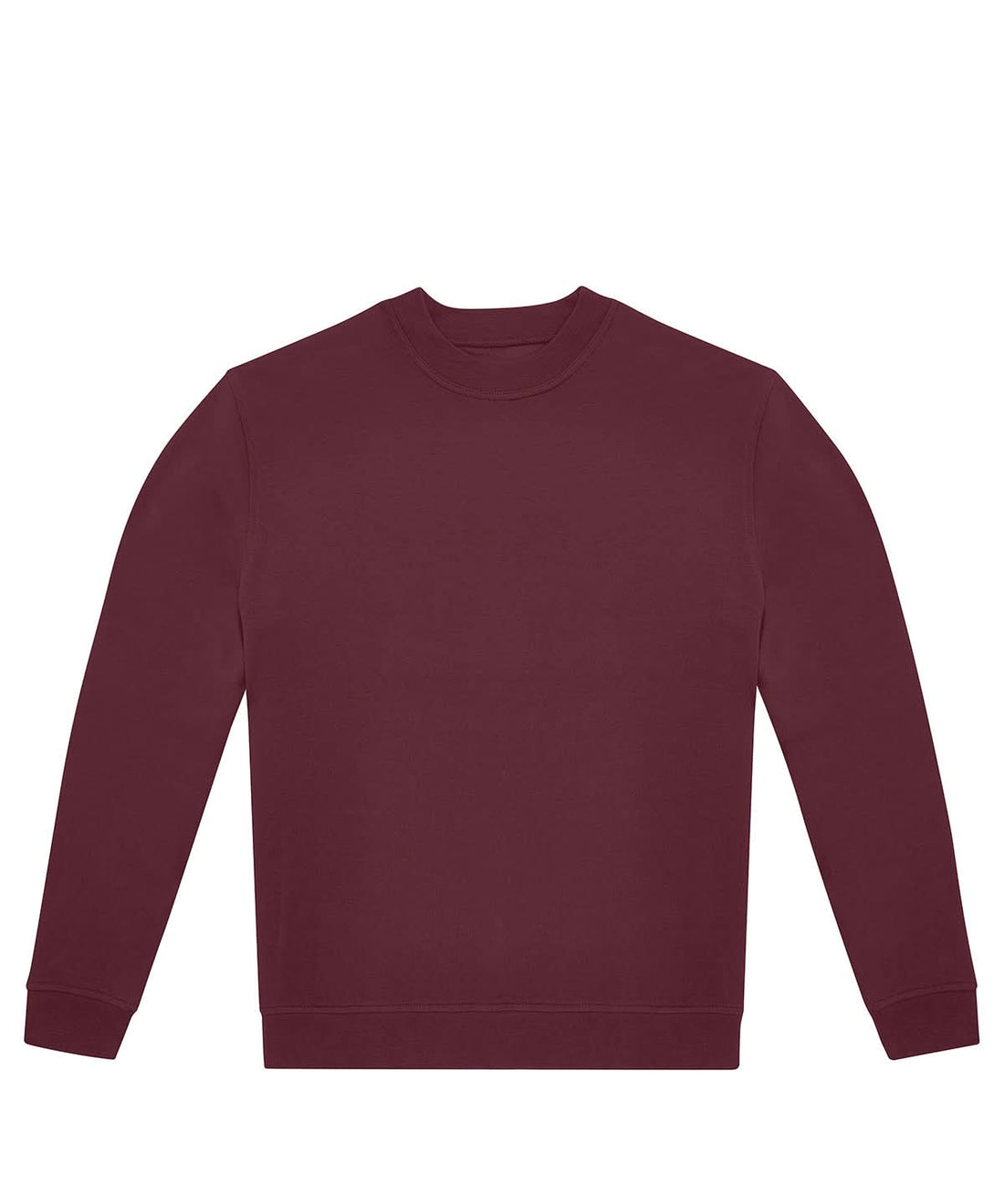 B&amp;C Collection ID 332 crew Burgundy BA430 - Burgundy - Customisable Sweatshirts