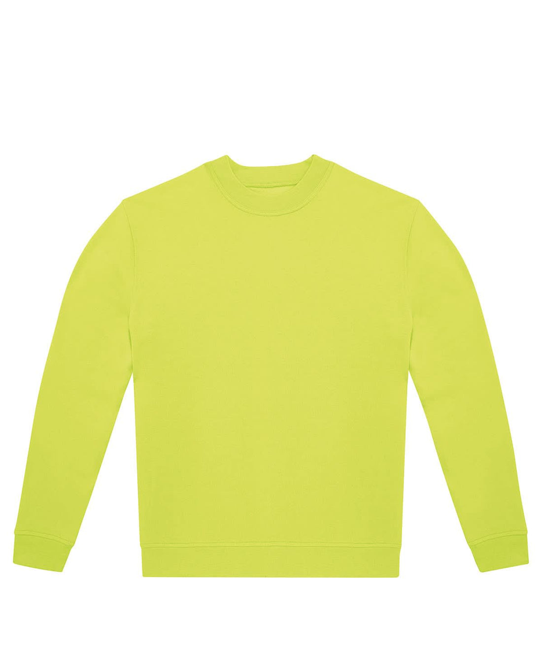 B&amp;C Collection ID222 crew BA433 - Acid Lime - Customisable Sweatshirts