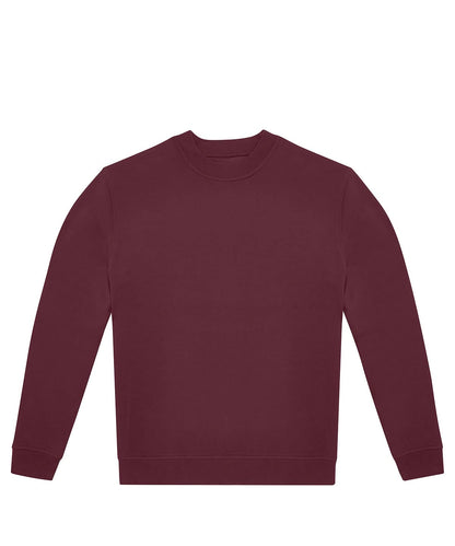 B&amp;C Collection ID222 crew BA433 - Burgundy - Customisable Sweatshirts