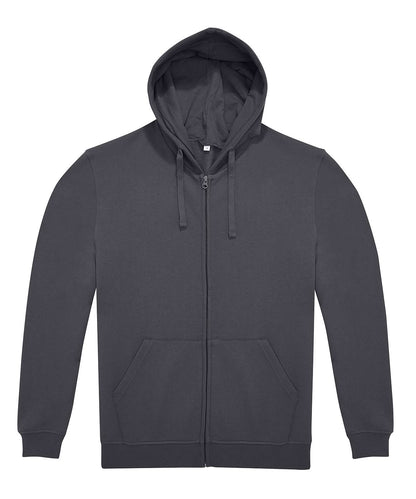 B&amp;C Collection Zip hoodie BA435 - Dark Grey - Customisable Hoodies