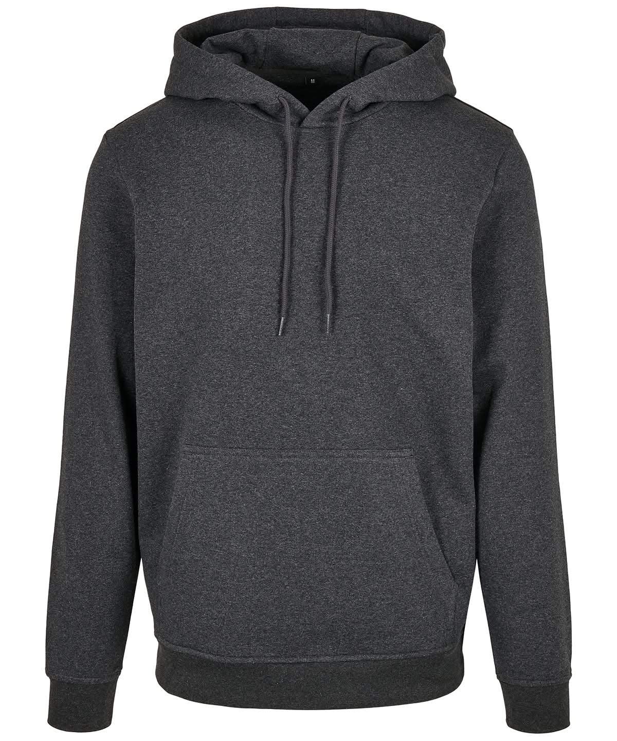 Build Your Brand Basic BYB Basic hoodie Charcoal BB001 - Charcoal - Customisable Hoodies