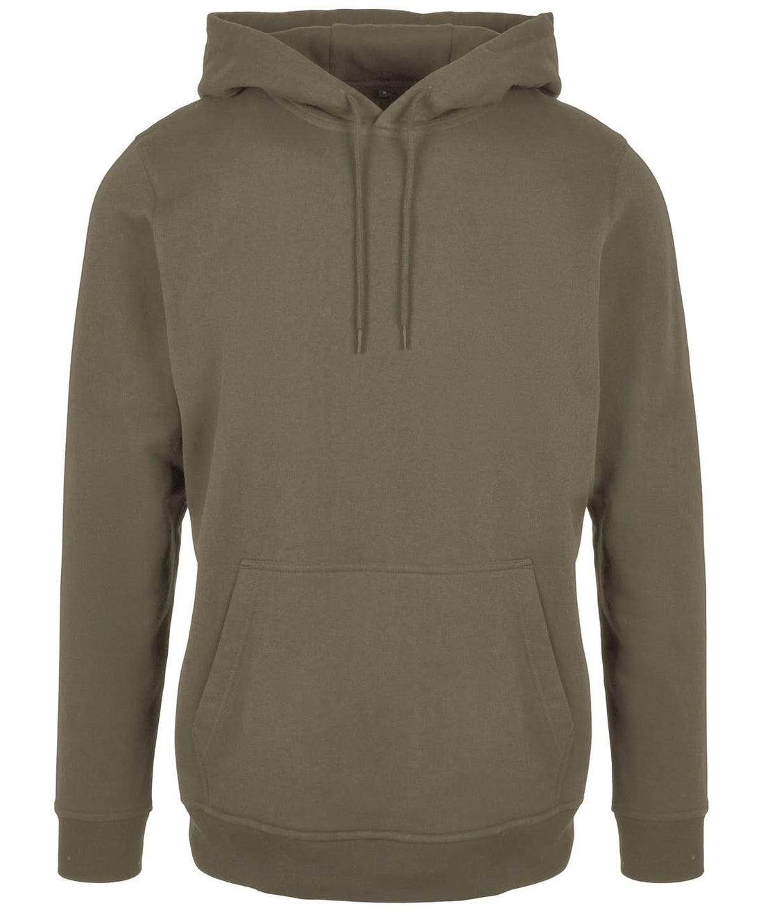 Build Your Brand Basic BYB Basic hoodie Olive BB001 - Olive - Customisable Hoodies