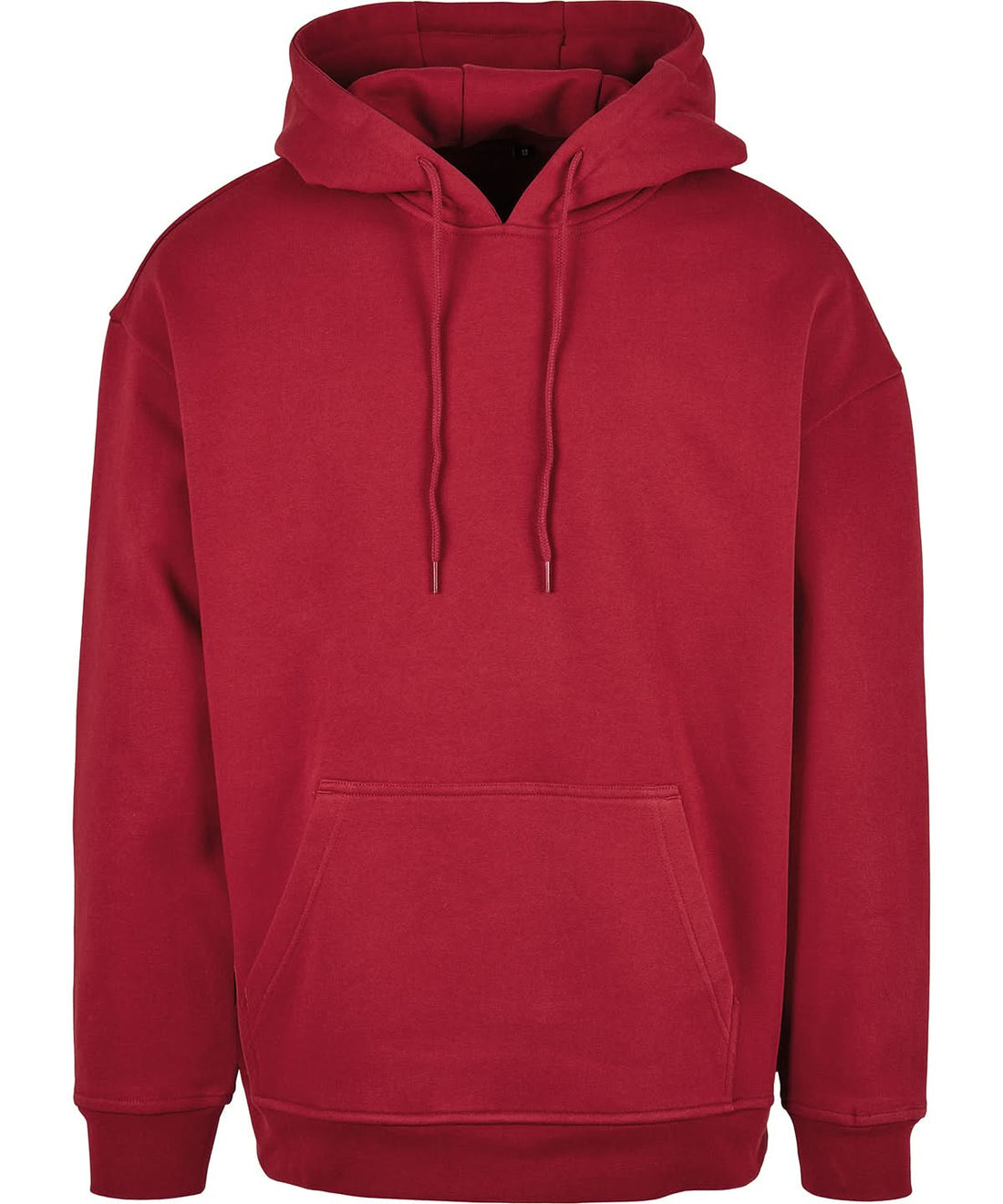Build Your Brand Basic BYB Basic oversize hoodie Burgundy BB006 - Burgundy - Customisable Hoodies