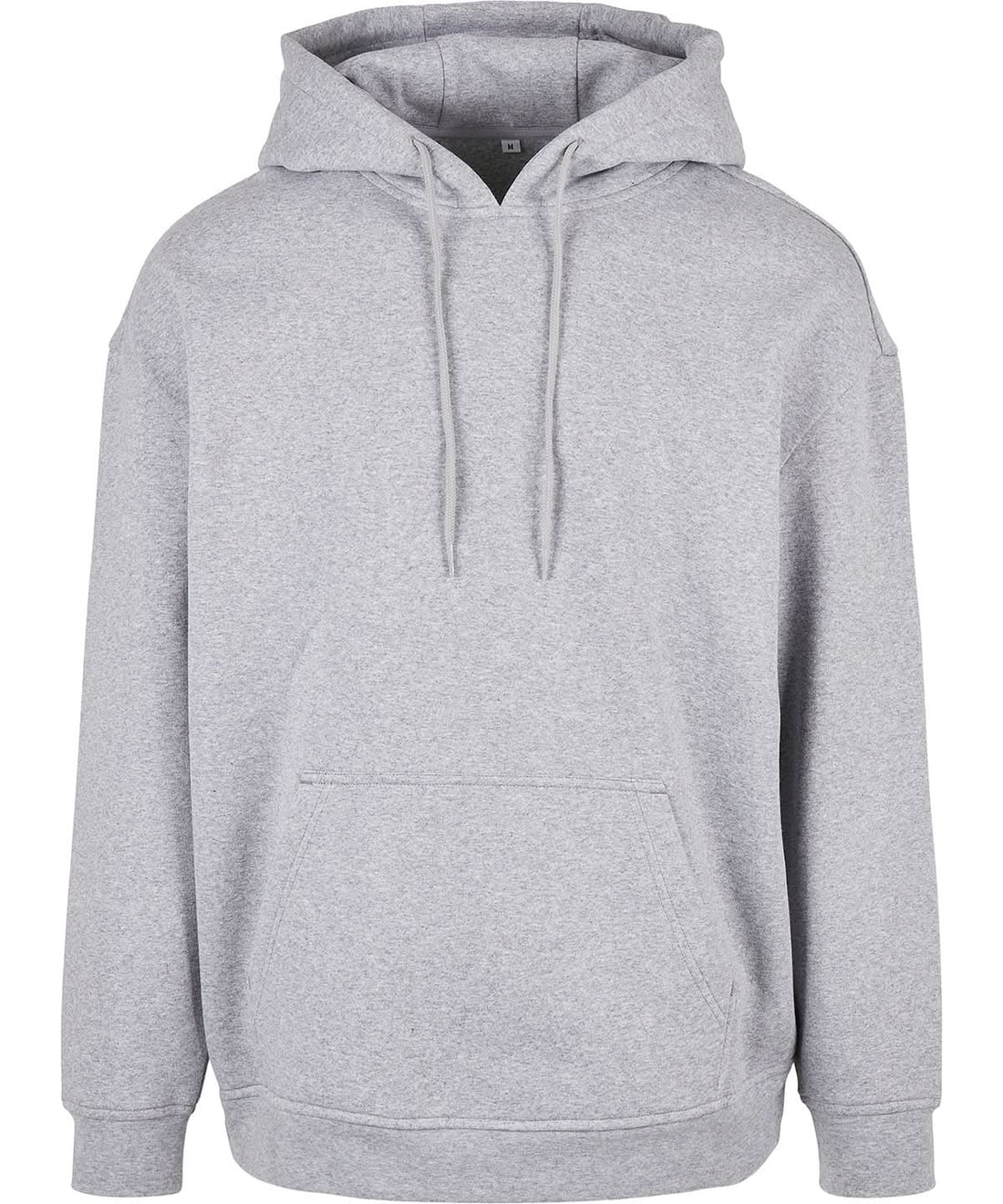 Build Your Brand Basic BYB Basic oversize hoodie Heather Grey BB006 - Heather Grey - Customisable Hoodies