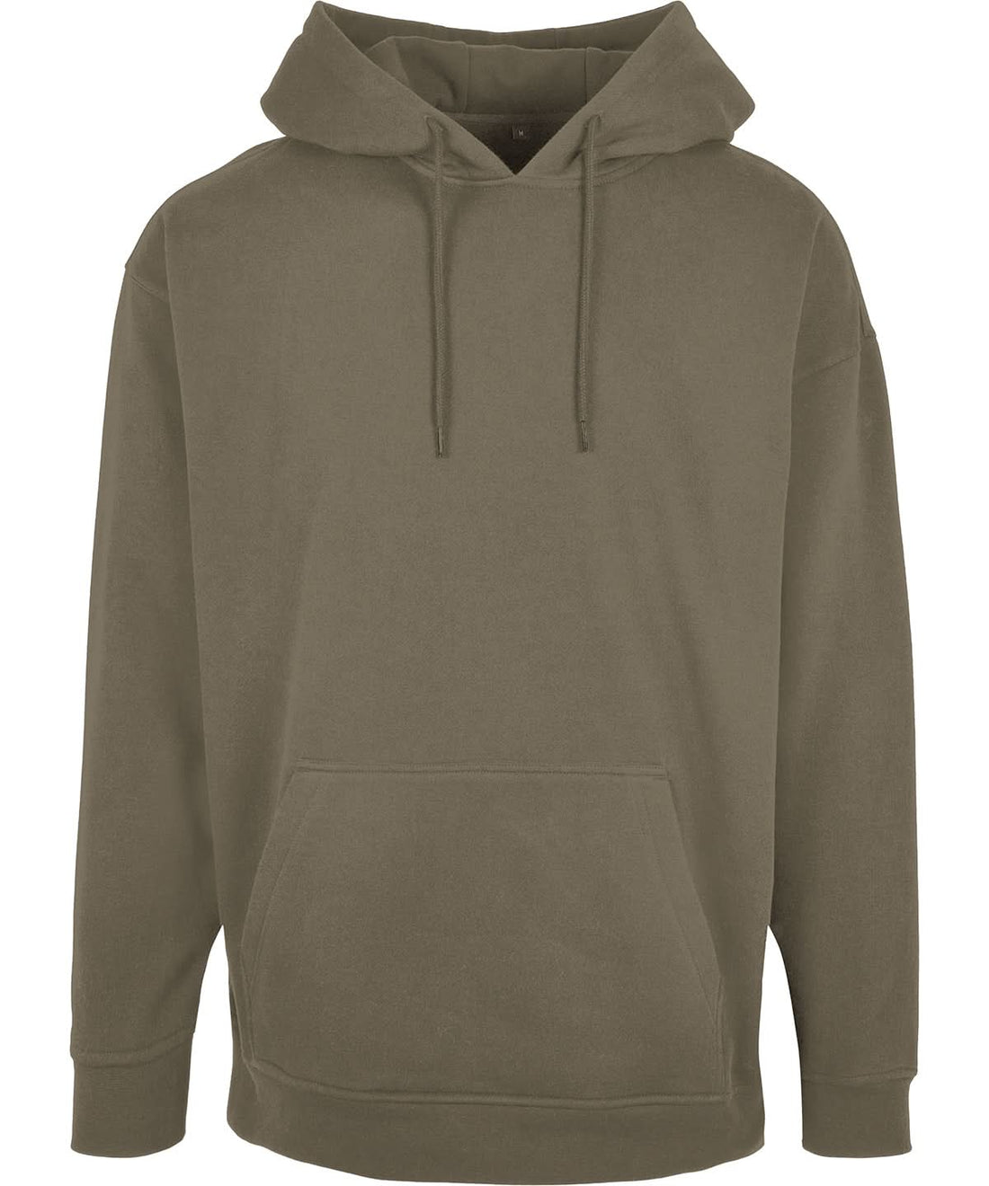 Build Your Brand Basic BYB Basic oversize hoodie Olive BB006 - Olive - Customisable Hoodies