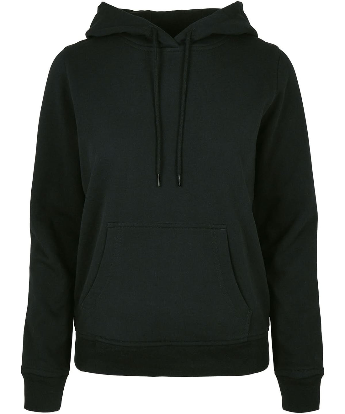 Build Your Brand Basic BYB Womens basic hoodie Black BB007 - Black - Customisable Hoodies