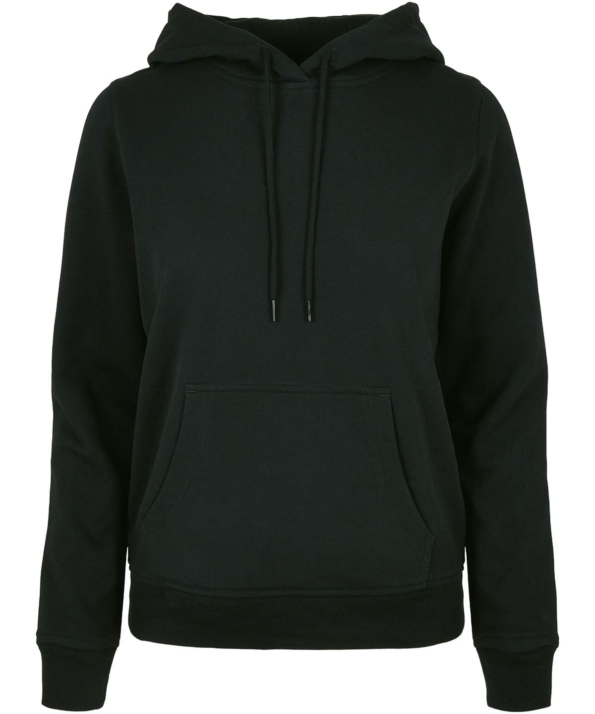 Build Your Brand Basic BYB Womens basic hoodie Black BB007 - Black - Customisable Hoodies