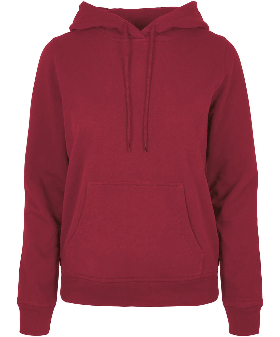 Build Your Brand Basic BYB Womens basic hoodie Burgundy BB007 - Burgundy - Customisable Hoodies