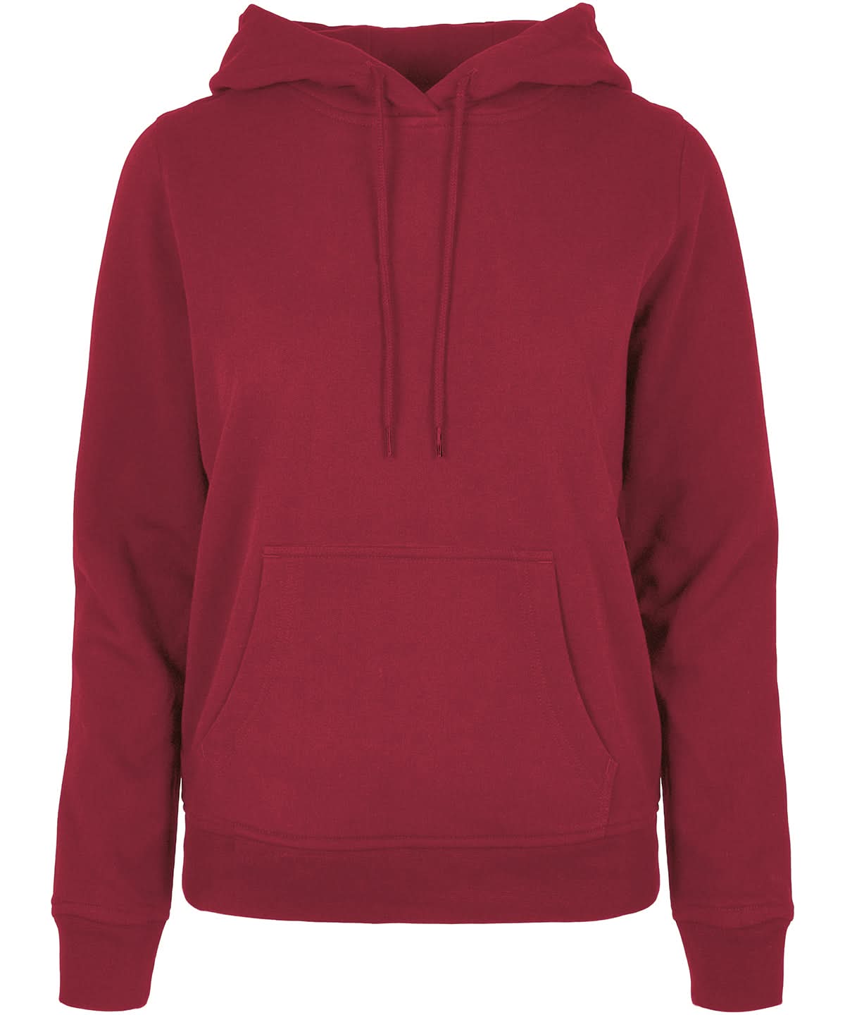 Build Your Brand Basic BYB Womens basic hoodie Burgundy BB007 - Burgundy - Customisable Hoodies