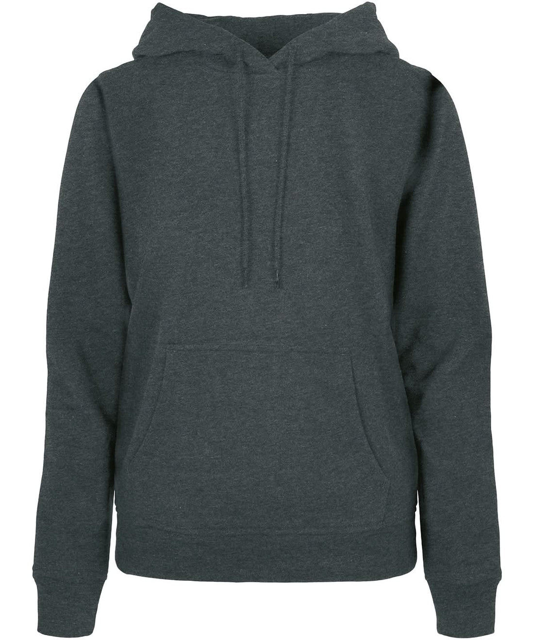Build Your Brand Basic BYB Womens basic hoodie Charcoal BB007 - Charcoal - Customisable Hoodies